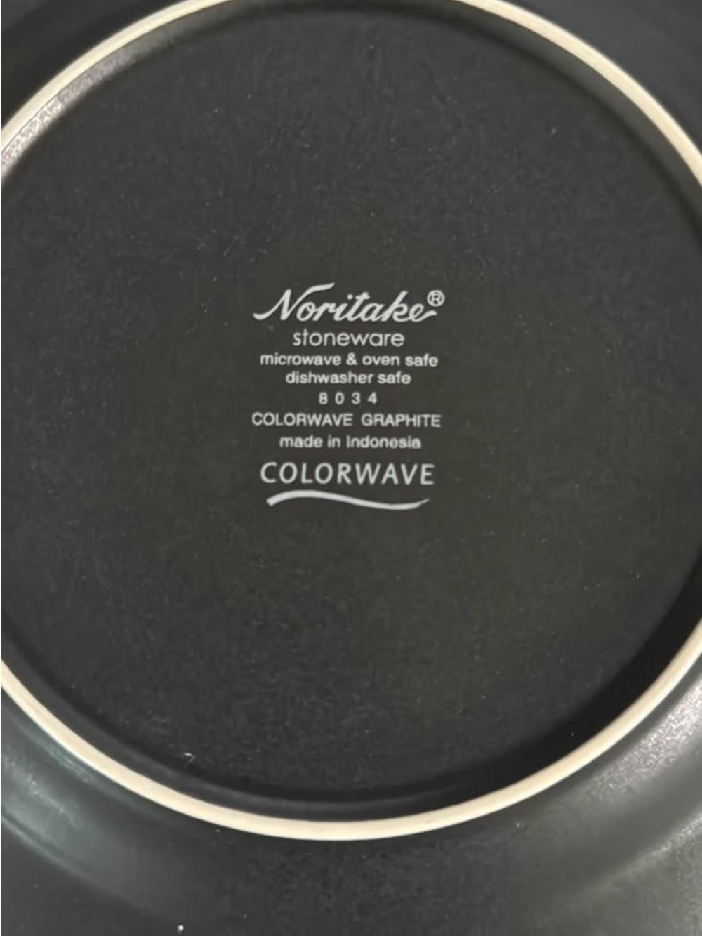Noritake Graphite Colorwave Rim Salad Plates x5 - Picture 3 of 4